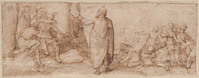 K IX 039
<br/>
Mozes slaat water uit de rots
<br/>
<em>Zuccaro, Federico (1540/41-1609)</em>